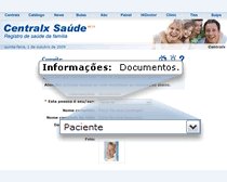 Dados do usu&aacute;rio