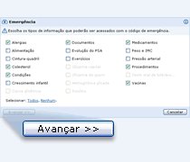 Escolher informa&ccedil;&otilde;es