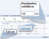 Per&iacute;metro cef&aacute;lico e IMC